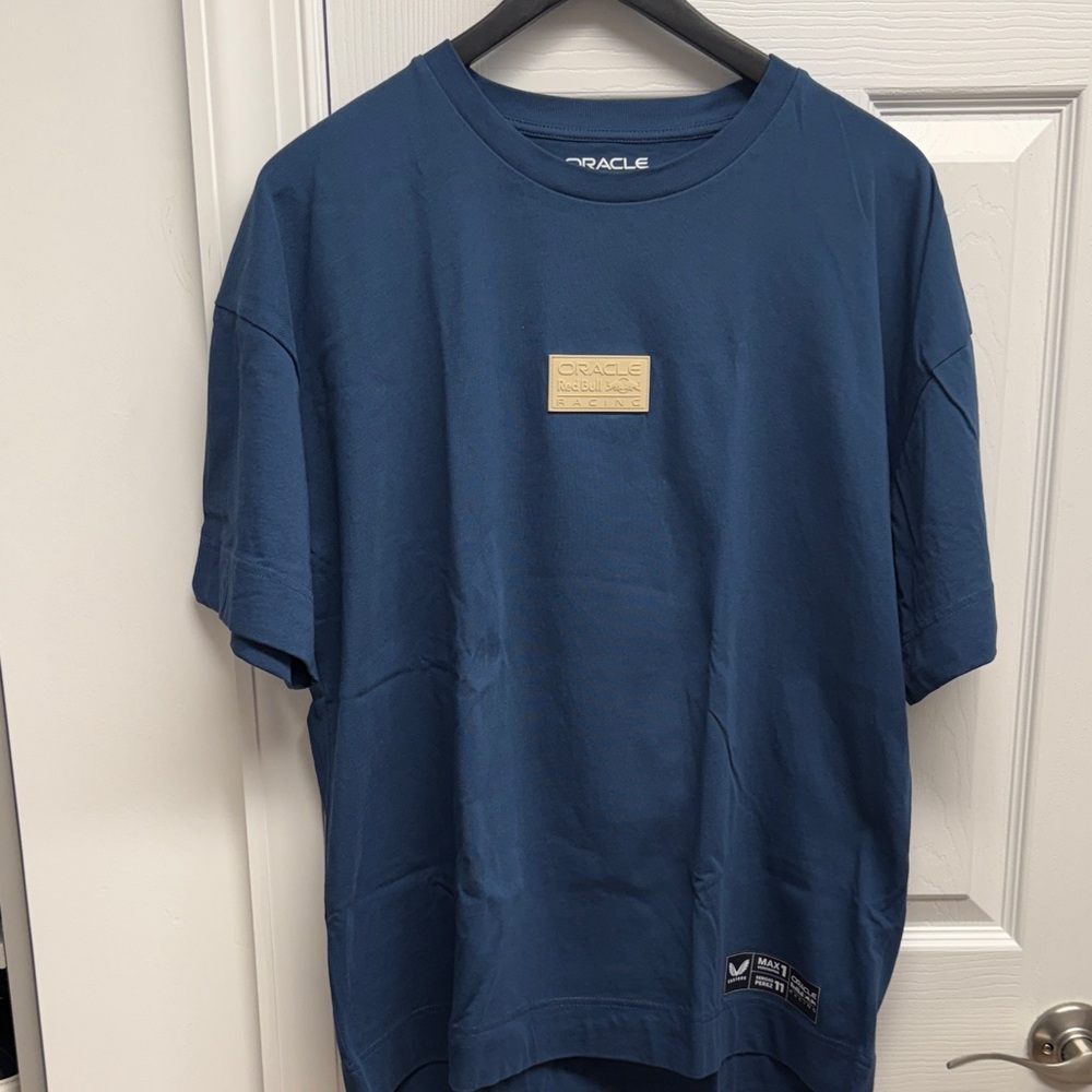 Oracle RedBull Men's Navy Blue Short Sleeve Tee